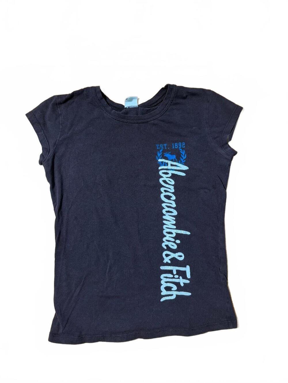 Y2K Vintage Abercrombie and Fitch Brown Women's Baby Tee Size S